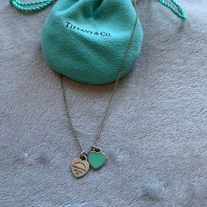 Mini Double Heart Tag Pendant